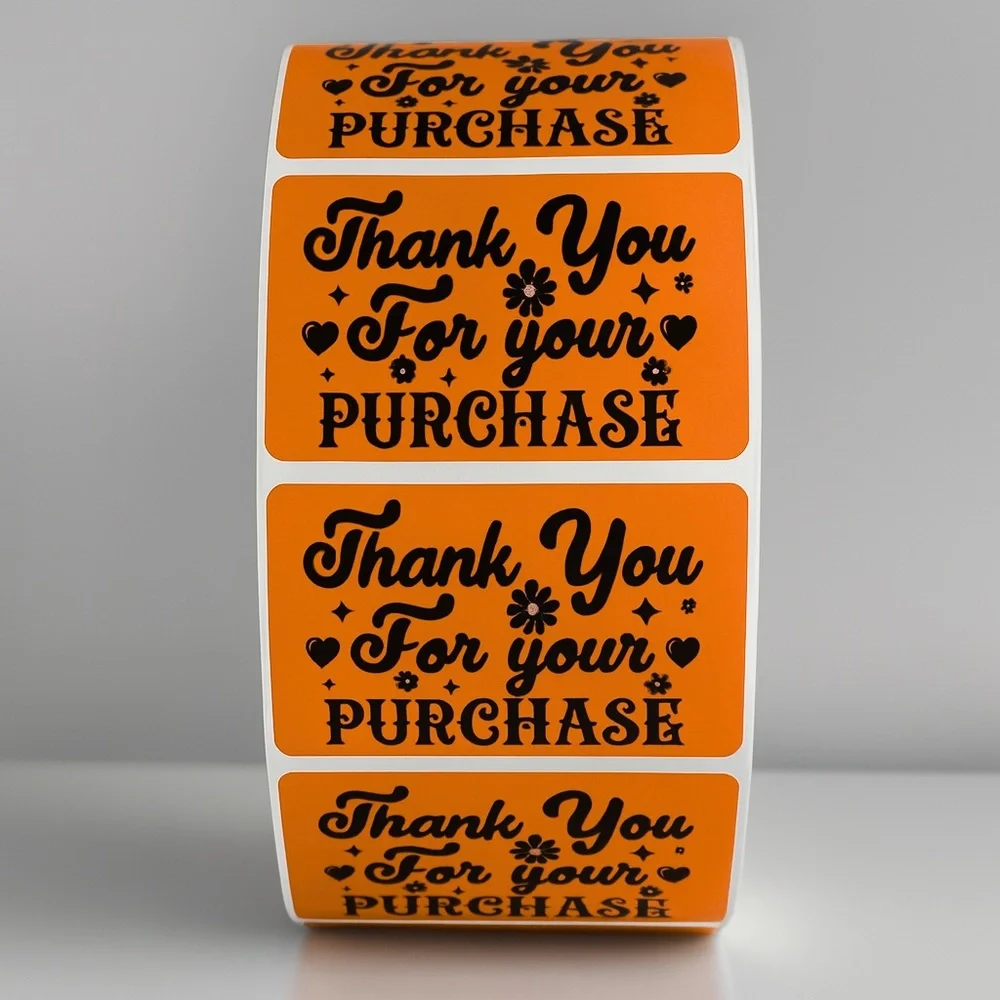 Thank You For Your Purchase Stickers – Labels for Packaging, Boutique